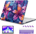Mektron Case for 2026 MacBook Neo 13-inch A18 Pro chip A3404 Laptop Cover with 13-inch (Diagonal) Liquid Retina Display+ Keyboard Cover+ Screen Protector, Graffiti Flower by Mektron