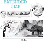 LIMKRIAN Japanese Ergonomic Mouse Pad Set, Large Desk Matt for Desktop - Image 6