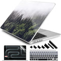 DONGKE Compatible with MacBook Pro 16 Inch Case (2026-2021 Release, M5 M4 M3 M2 M1 Pro/Max Chip), Plastic Hard Shell Cover with Keyboard Cover & Screen Protector for MacBook Pro 16", Forest by DONGKE