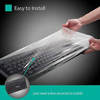Universal KeyboardCap. Fully Covered Flat Style 0.025mm Waterproof Anti-Dust Desktop Keyboard Cover with Numeric Hospital/Dentist Use (10x Value 20packs) - Image 5