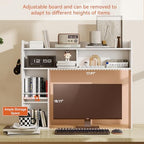 ELECWISH Desktop Bookshelf, Desk Shelf for Computer Desk, 33.46”, 5 Tier - Image 5
