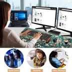 Keyboard Wrist Rest and Mouse Pad with Wrist Support Set Ergonomic Coaster,Memory Foam,Easy Typing Pain Relief,Large XL Desk Mat 31.5"x 11.8",Two Owls on Blossom Branch - Image 7