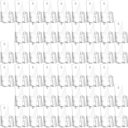 Yookeer 50 Pieces Acrylic Brochure Holder Clear Rack Card Holder by Yookeer