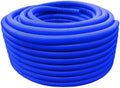 Flexible Polyethylene HDPE Non-Split Corrugated Wire Loom Tubing (Blue, 3/4" Dia. x 100 ft) by HydroMaxx