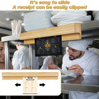 AmazingSpark 2 Pack Restaurant Ticket Holder Strip Bamboo 16 Inch - Image 4