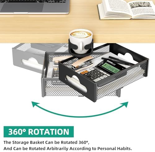 CABTE Desk Cup Holder with Drawer Organizer - Image 5