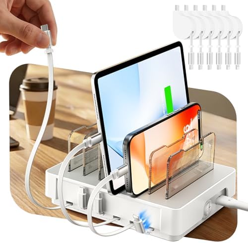 SooPii HomeHub H1 60W Charging Station for Multiple Devices, White by Soopii