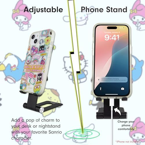 Sonix x Sanrio Character Phone Stand | Adjustable Cell Phone Holder, Desk Stand, Dock | Badtz Maru - Image 4
