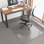 36”x 48” Carpet Floor Mat for Office Chair, Clear Desk Chair Floor Mat for Carpet for Medium/Low Pile, HeavyDuty Chair Mats for Carpeted Floors, Studded Desk Mat for Carpets for Homes and Offices by FeelLifeEnjoyLifelmmerseYourselfInLife