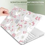 May Chen Compatible with MacBook Neo 13 inch Case 2026 Model A3404, Plastic Hard Shell,Keyboard Cover,Screen Protector,Dust Plug, for MacBook Neo 13" with A18 Pro Chip, Cute Goose Spring - Image 6