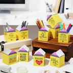 Sherr 10 Pcs Back to School Teacher Gifts Inspirational Pencil Cups Bulk - Image 3