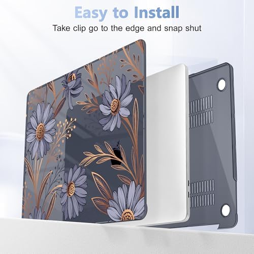 for MacBook Pro 16 inch Case 2019 2020 Release Model A2141, Plastic Hard Shell Cover with Keyboard Cover & Screen Protector for MacBook Pro 16 inch with Touch Bar & Touch ID - Blooming Plants - Image 5