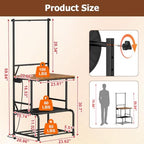 3D Printer Stand with Filament Storage, Large 3D Printer Table Filament Organizer with Spool Holder, Heavy Duty Printer Rack Workstation for 2 Printers, Filament Spools and Tools - Image 7