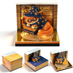 Time Piece Calendar 2027, 3D Sticky Notes Magic Cat Weekly Desk Calendar by ANTREATU