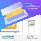 SATINIOR 20 Pcs Clear 260 Pt Magnetic Card Holders for Trading Cards - Image 3
