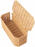 Large Cable Management Box with Lid, Wicker Basket Hides Power Strips, TV Boxes & Routers by V-ZIYAZA