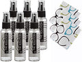 The Solution Lens Cleaner Spray | 6-2oz Alcohol Free Eyeglass Lens Cleaning Spray & 3 Microfiber Cleaning Cloth for Glasses, Lens, Screens by Ron%27s+Optical