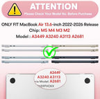 May Chen Case for M5/M4/M3/M2 MacBook Air 13 inch Case 2026-2022 Release - Image 2