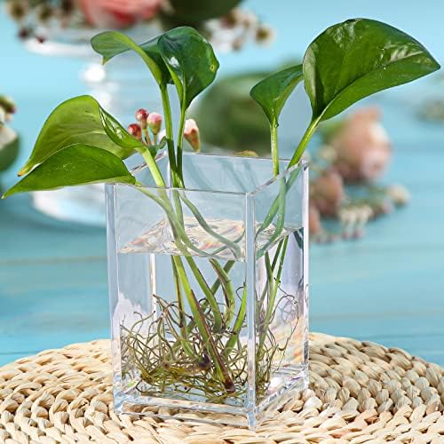 Crtiin 20 Pcs Acrylic Pen Holder Pencil Cup Desk Organizer, Clear - Image 5