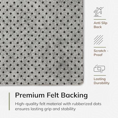 Anji Mountain 48" x 36" Rug'd Office Chair Mat for Carpet & Hardwood Floor - Image 6