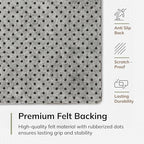 Anji Mountain 48" x 36" Rug'd Office Chair Mat for Carpet & Hardwood Floor - Image 6