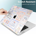 DONGKE Compatible with MacBook Pro 13 inch Case 2024 2023-2020 Release A2338 M2/M1 A2251 A2289 with Retina Display & Touch ID, Plastic Hard Shell & Keyboard Cover & Screen Film - Italy Stamp - Image 7