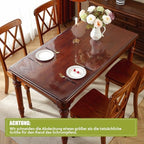 OstepDecor 19 x 63 in Clear Table Protector, Plastic Table Cover 2mm Thick - Image 4