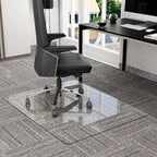 GLSLAND 36" x 46" Office Chair Mat for Carpet, Tempered Glass Floor Mat - Image 7