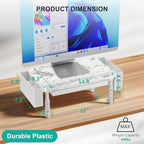 WALI Computer Monitor Stand with Storage and Pen Holder - Image 2