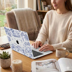 DONGKE Case for MacBook Air 13 Inch (2021-2018 Models A2337 M1/A2179/A1932), Toile Pattern Hard Shell Case with Keyboard Protector, Compatible with Retina Display and Touch ID - Image 5
