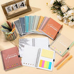 20 Sets Employee Appreciation Gift Bulk for Nurse Teacher Thank You Being Awesome Weekly Planner Sticky Notebook Pen Back to School Gift for Teacher Staff Coworker (Plastic,Bright Colors) - Image 5