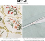 ISAENNE Designer Linen Throw Pillow Cover,Set of 2,28"x12"-Serenity B - Image 6