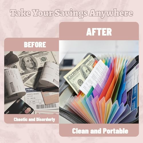 4pcs Portable Receipt Organizer & Coupon Holder, 12 Pockets - Image 5