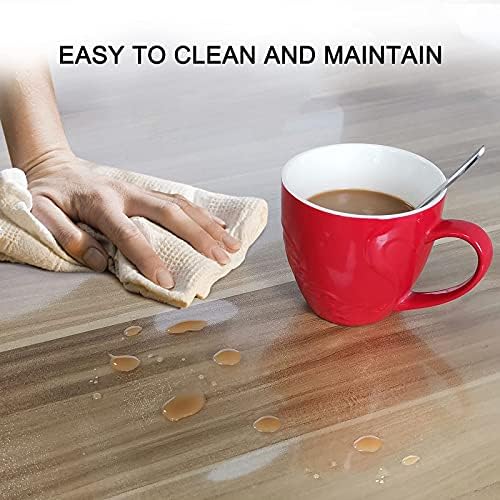 Office Chair Mat for Hardwood Floor, 48"×36" Transparent Home Floor Protector Mat for Rolling Chairs, Anti-Slip Plastic Under Desk Computer Mats Easy Glide on Hard Floors, Rectangle - Image 4