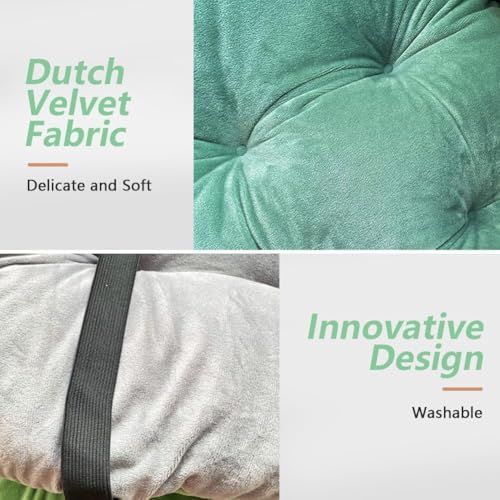 Office Chair Cushion Desk Seat Pad with Back Support for Dorm Chairs - Image 4