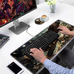 Ergonomic Keyboard Wrist Rest & Mouse Pad Wrist Rest Set,Large Gaming Desk Mat 31.5"x 11.8" with Non-Slip Base,Memory Foam,Easy Typing Pain Relief for Home & Office,Patriotic American Flag Bald Eagle - Image 7