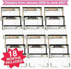 Large Desk Calendar 2026 - Desktop Calendar 2026-2027 - Image 3