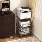 GreenForest Printer Stand with Lockable Wheels, Heavy Duty Printer Table - Image 3
