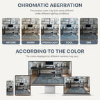 36"x60" Office Chair Mat for Hardwood Floor, Non-Slip Washable Dark Blue - Image 6
