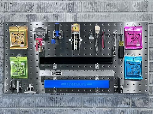 Triton Products LB18-SKIT Stainless Steel LocBoard Kit With (2) 18" x 36" x 9/16" Pegboards, (32) Stainless Steel Pegboard Hooks, (3) Plastic Bins - Image 6
