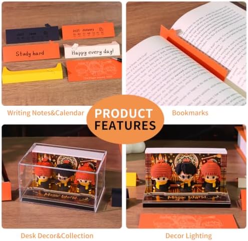 Magic Squad 3D Memo Pad, 3D Calendar 2027, Time Piece Calendar - Image 6