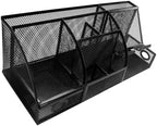 Mesh Desk Organizer Set Office Accessories - Desk Organization with multiple compartments for Desk Supplies, Desk Storage Organizer, Desktop Organizer with drawers, Desk Organizers and Accessories by Unknown