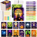 Halloween Notebooks with Pens Bulk, 24 Sets, 5.5 x 4.7 In, Neon by Culudea