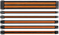 Thermaltake TtMod Sleeve Extension Power Supply Cable Kit ATX/EPS/8-pin PCI-E/6-pin PCI-E with Combs, Orange/Black AC-036-CN1NAN-A1 by Thermaltake