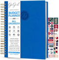 GoGirl Budget Planner & Monthly Bill Organizer with Pockets, Blue by GoGirlPlanner