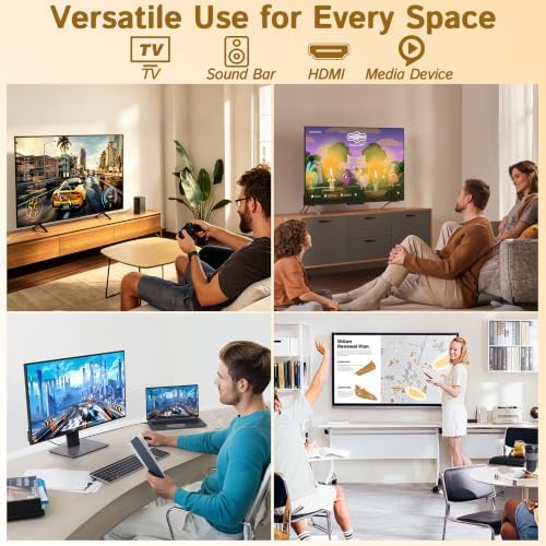 Plug'n in Wall Cable Management Kit,Recessed TV Wall Box with 3 AC Outlets,USB-A & USB-C Port,9.8FT Cord,Hide TV Wires for Wall Mounted TV,White - Image 7