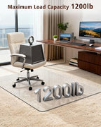 Soimeat Hard Frosted Office Chair Mat for High Pile Carpet & Hardwood Floor - Image 6