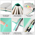 5 Pack College Ruled Notebook Bulk, A5, 312 Numbered Page Thick Journal Set - Image 3