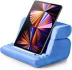 UGREEN Tablet Pillow Stand for Lap Soft Holder Bed with 3 Viewing Angles Adjustable Home Office Accessories Compatible with iPad Pro 13 12 11 10.5 Air Mini 5 4 3 2 Phone 16 15 14 E-Reader Blue by UGREEN