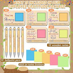 Dispowreath 10 Set Employee Christmas Appreciation Gift Sticky Note Holder - Image 3